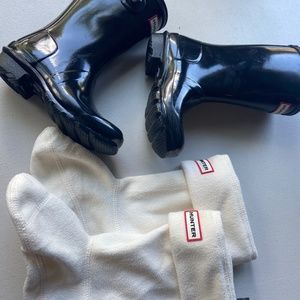 Hunter kids gloss boots